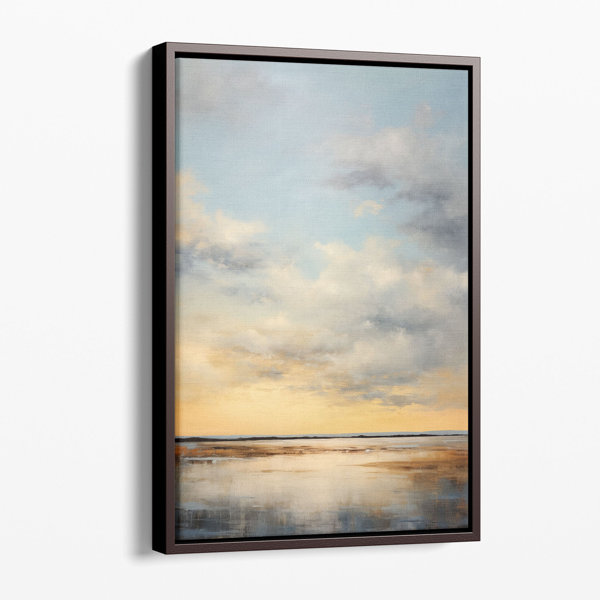 Highland Dunes Blue & Yellow Seascapes Wall Art_FF090 Wayfair Canada